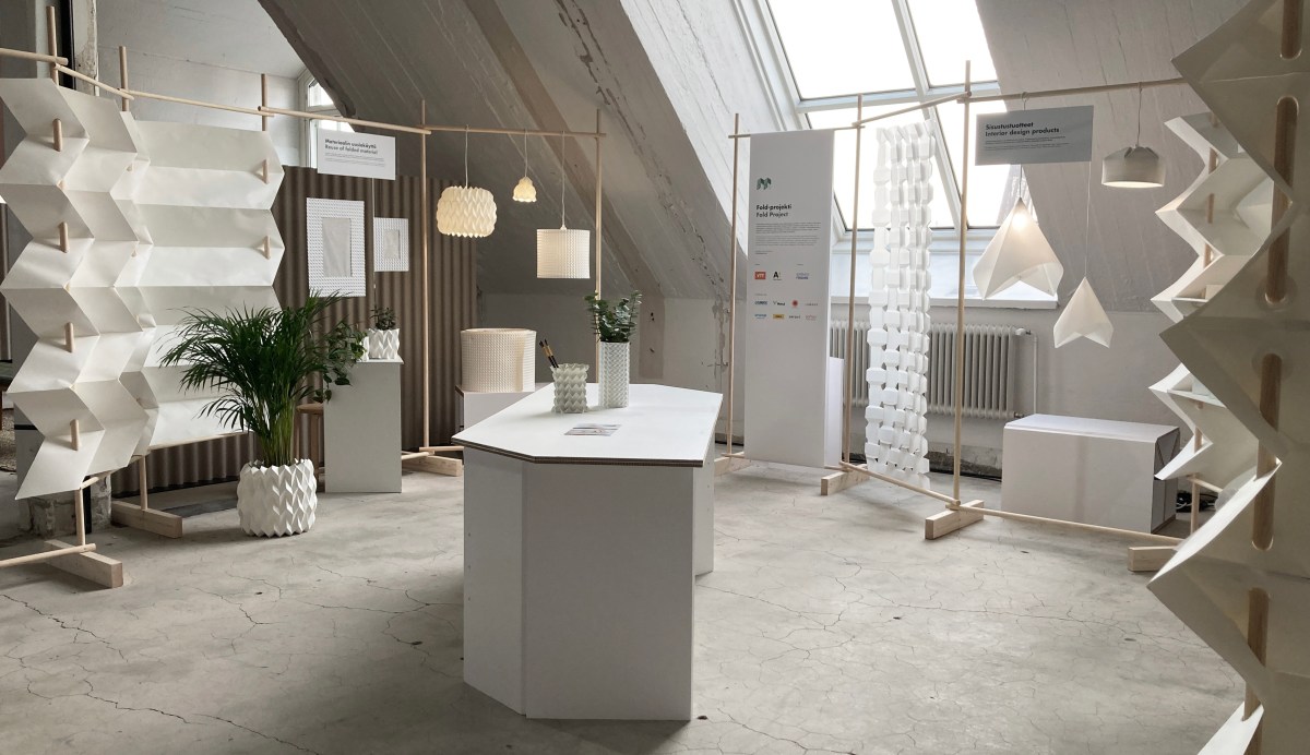 Folded Futures exhibition at Helsinki Design Week 2023